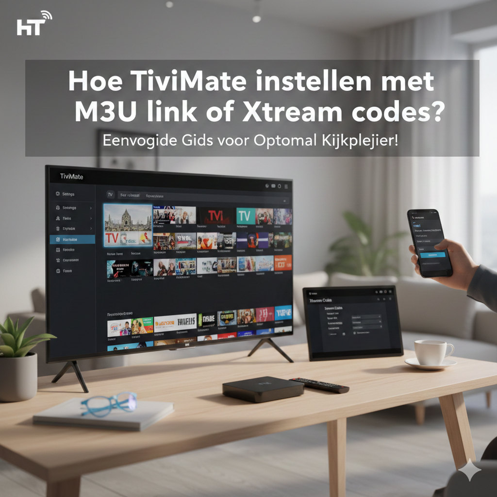 Hoe TiviMate instellen met M3U link of Xtream codes