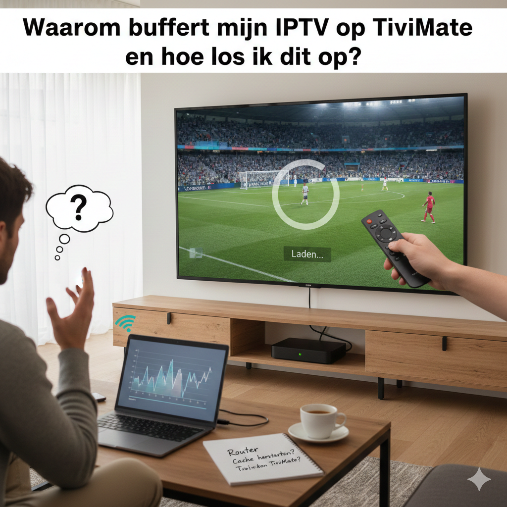 Waarom buffert mijn IPTV op TiviMate en hoe los ik dit op