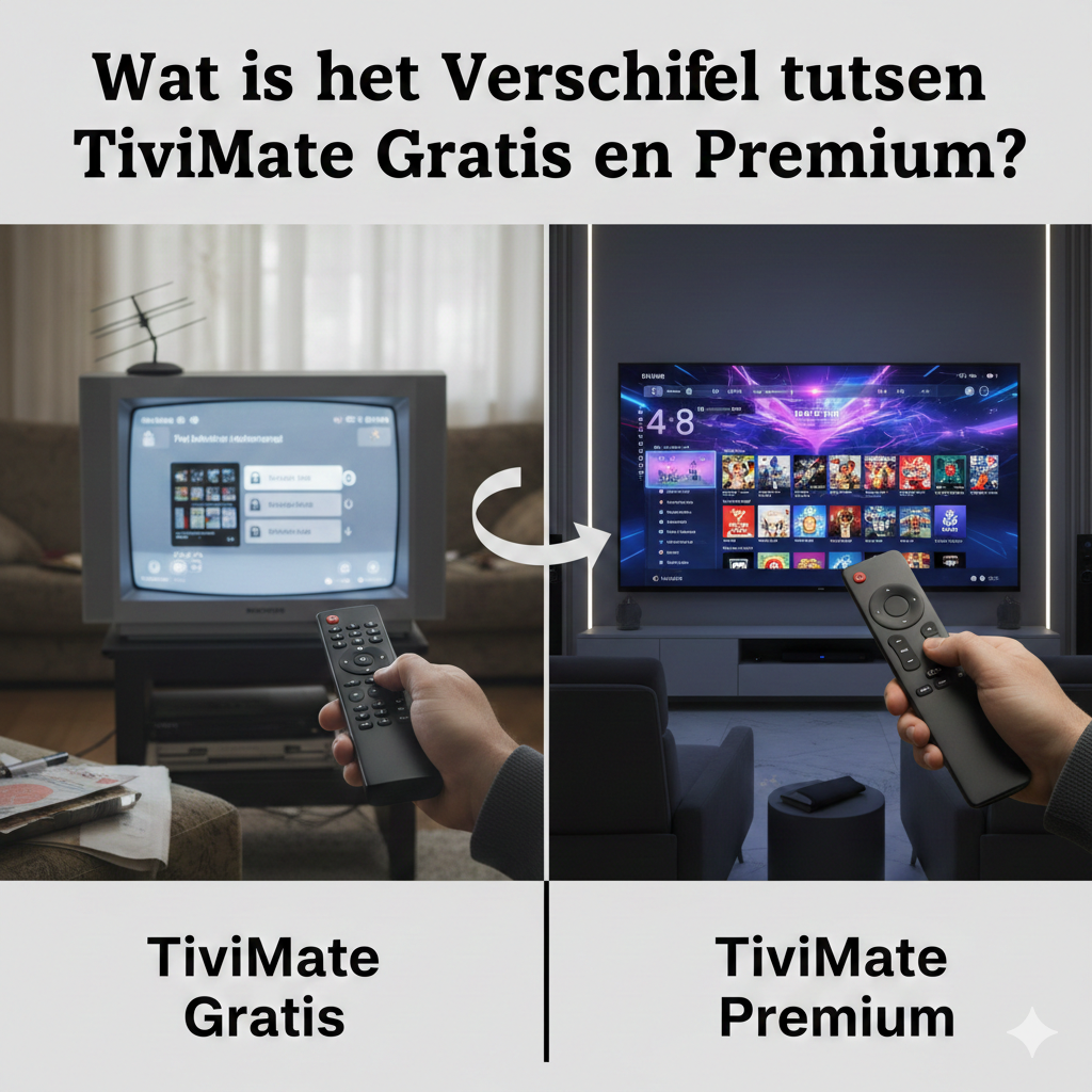 Wat is het Verschil tussen TiviMate Gratis en Premium